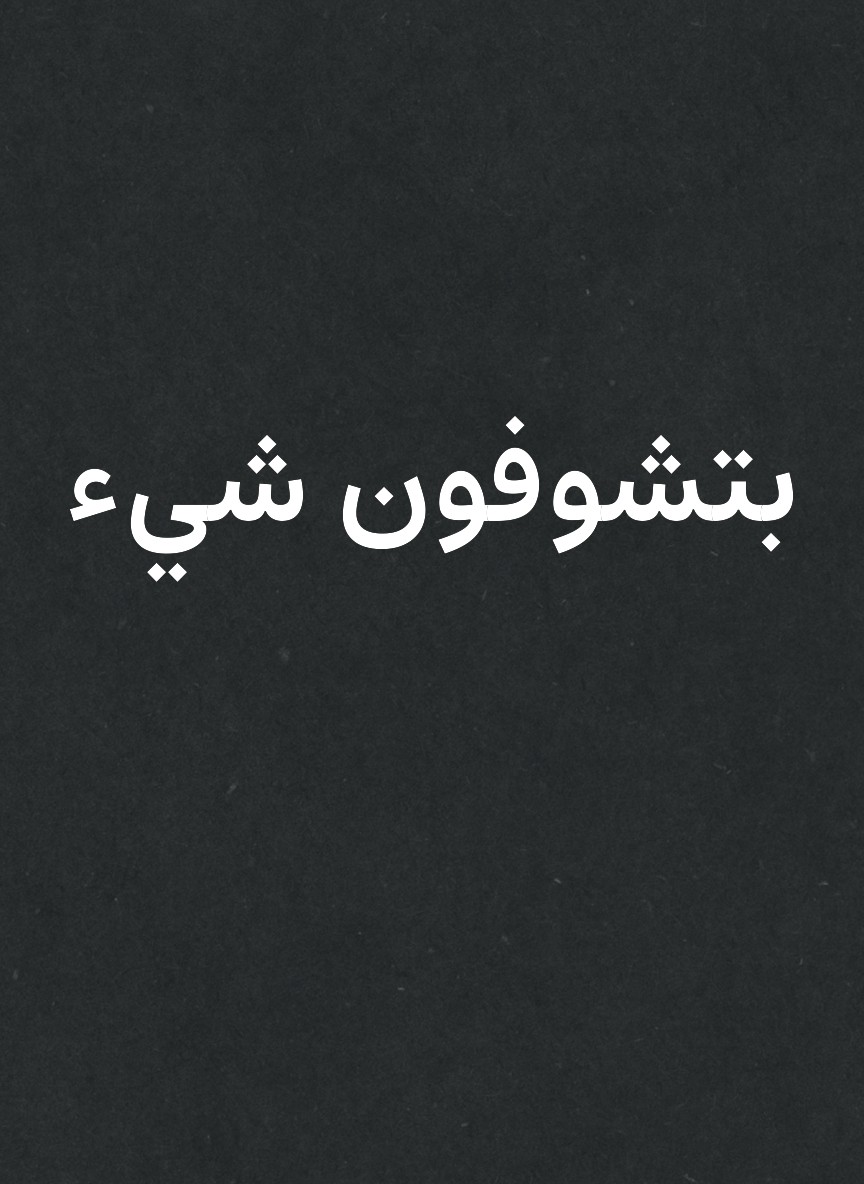 بتشوفون شيء