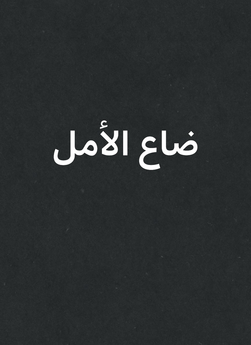 ضاع الأمل
