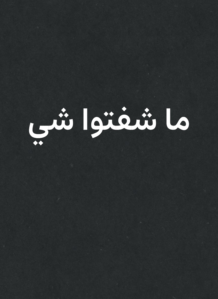 ما شفتوا شي
